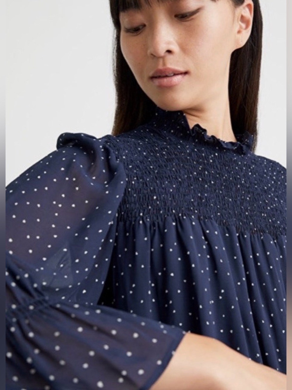 & Other Stories Polka DotMini Dress